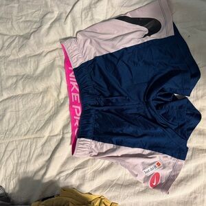 Nike Dri-FIT Blue and Pink Shorts